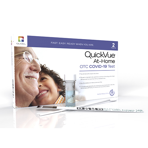 QuickVue At-Home OTC COVID-19 Test Package (Kit)