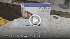 thumbnail image for QuickVue At-Home COVID-19 OTC Test - User Instructions video